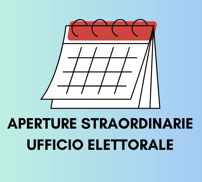 Aperture straordinarie Ufficio Elettorale