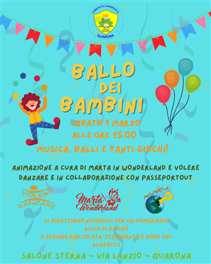Carnevale di Quarona
Ballo dei Bambini  e Rogo Del Runfatta
