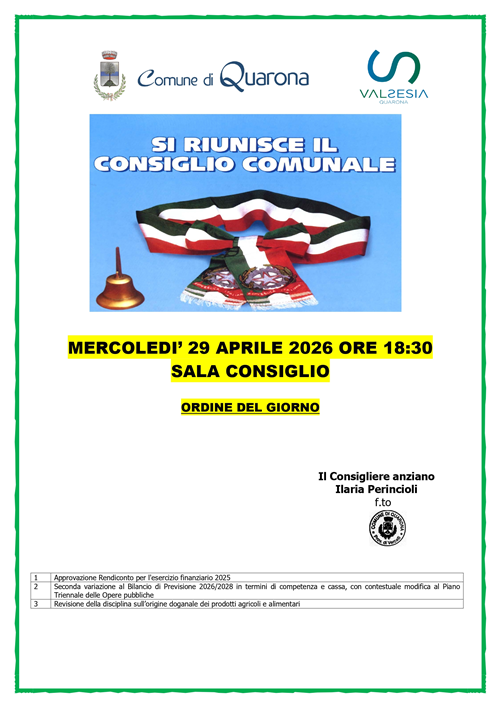 Consiglio Comunale