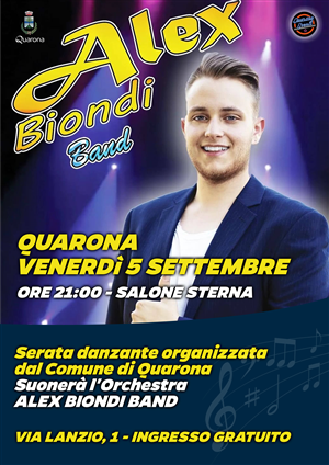 Serata danzante con Alex Biondi Band